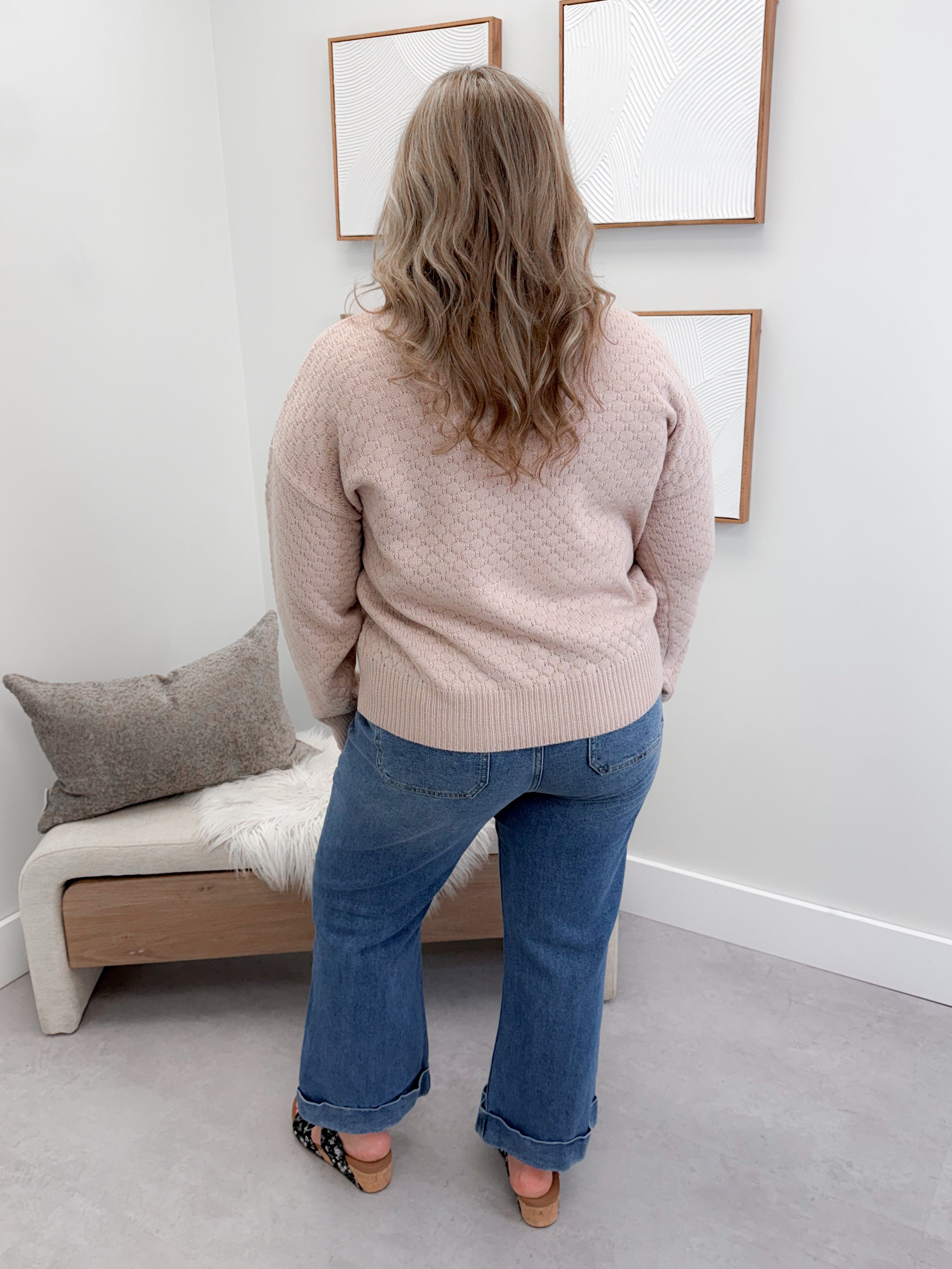 Heidi Sweater in Desert Taupe