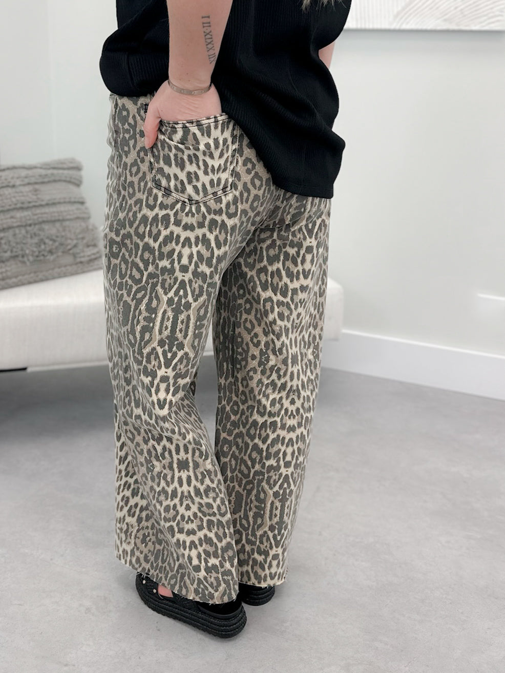 Liza Leopard Jeans