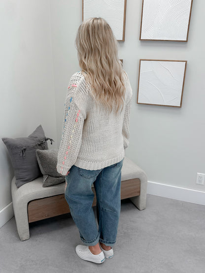 Phoebe Sweater in Cream