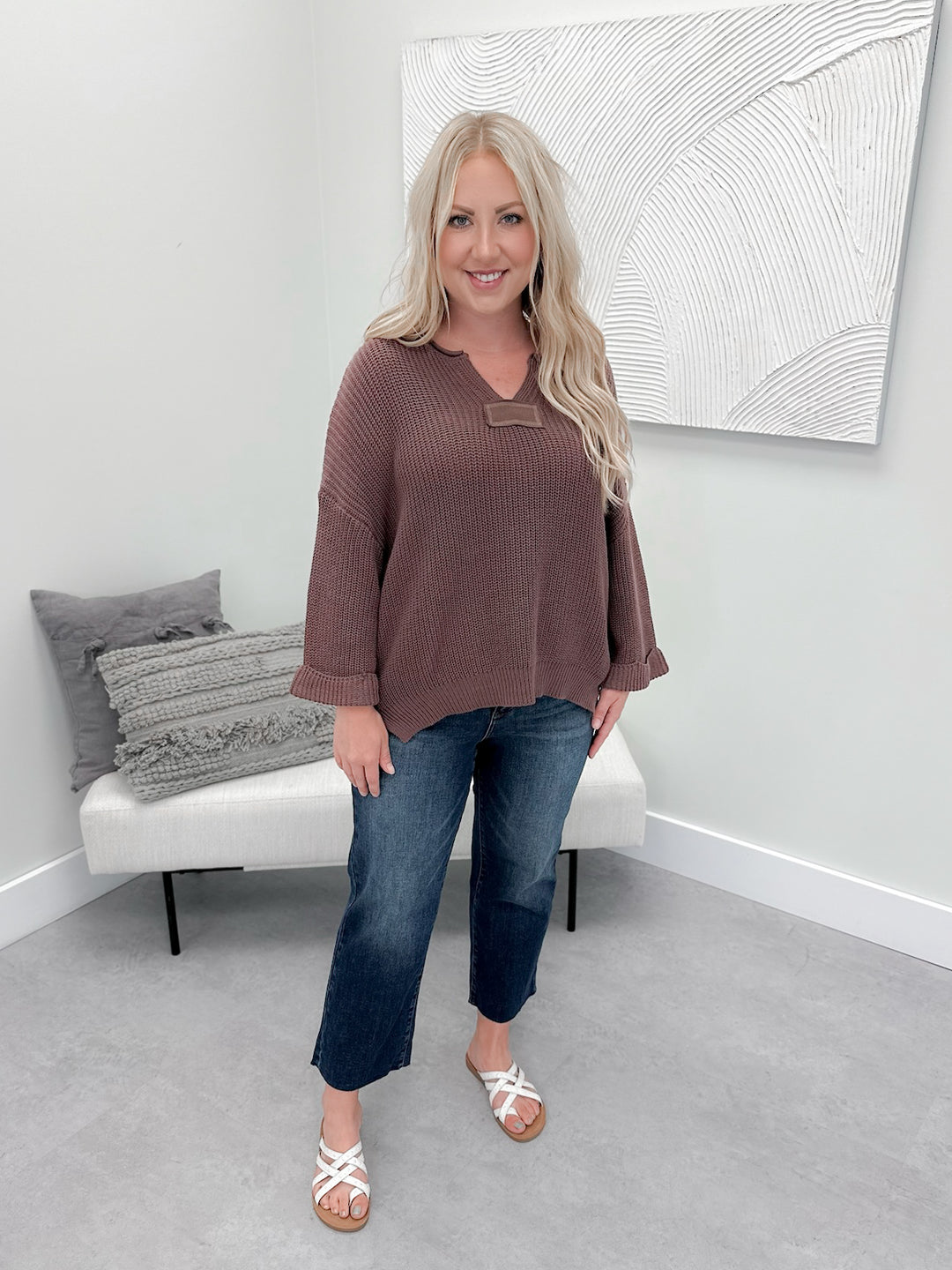 Sam Sweater in Mocha