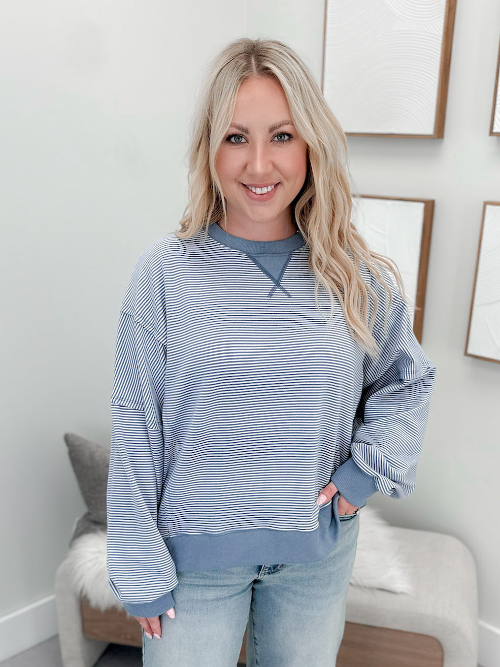 Koa Pullover in Blue