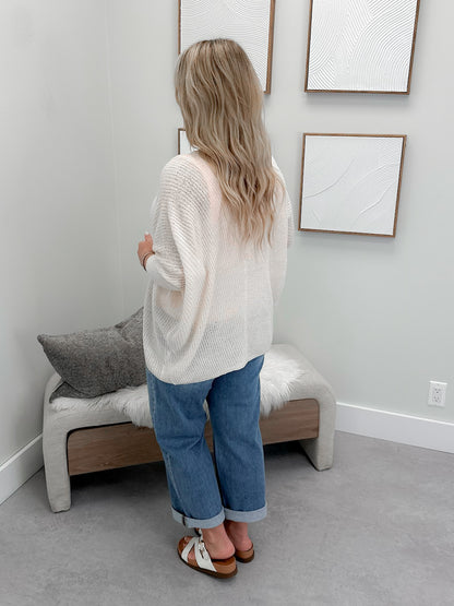 Azalea Cardi in Ivory