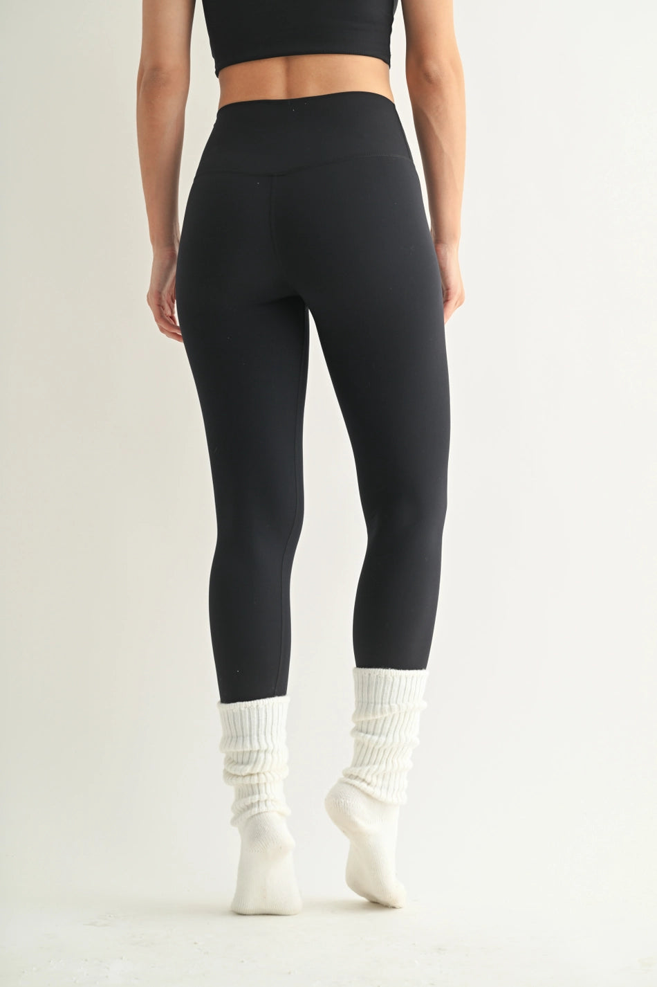 Breeze High Rise Leggings in Black