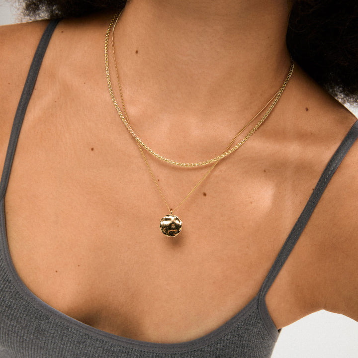 Rustic Coin Necklace Set
