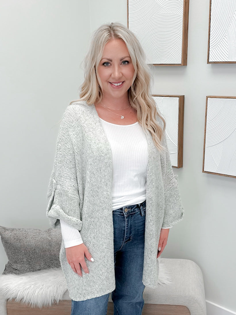 Bailey Cardigan in Grey