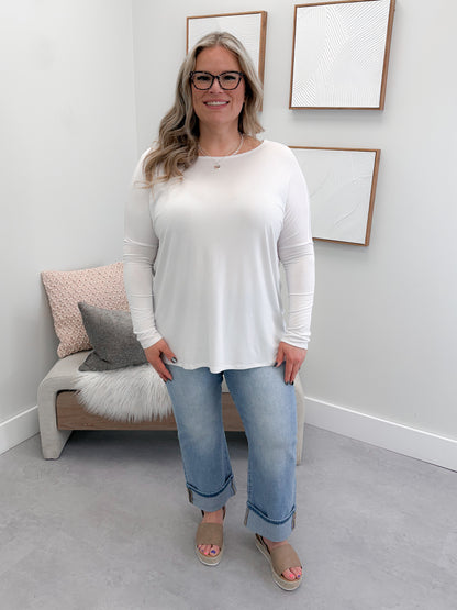 906 Long Sleeve by Twenty Nine The Label in White