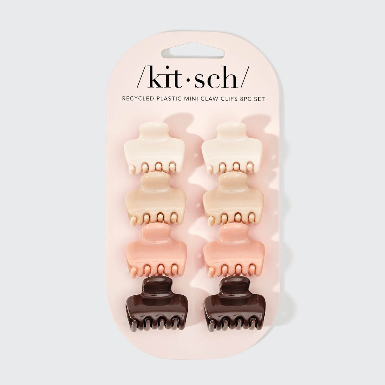 Kitsch Plastic Mini Cloud Claw Clips 8pc Set
