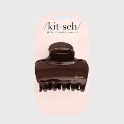 Kitsch Plastic Puffy Cloud Clip in Chocolate