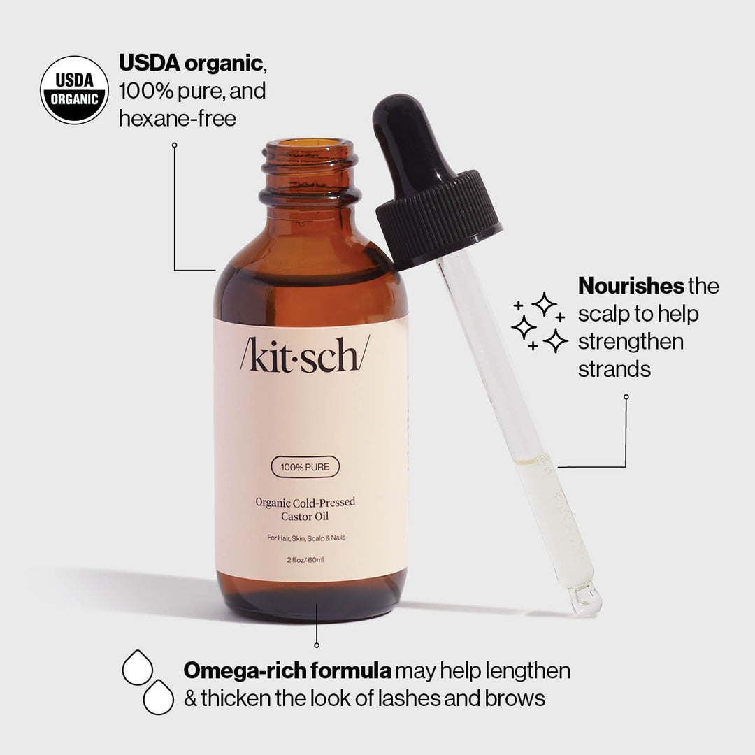 Cold-Pressed 100% Castor Oil by Kitsch