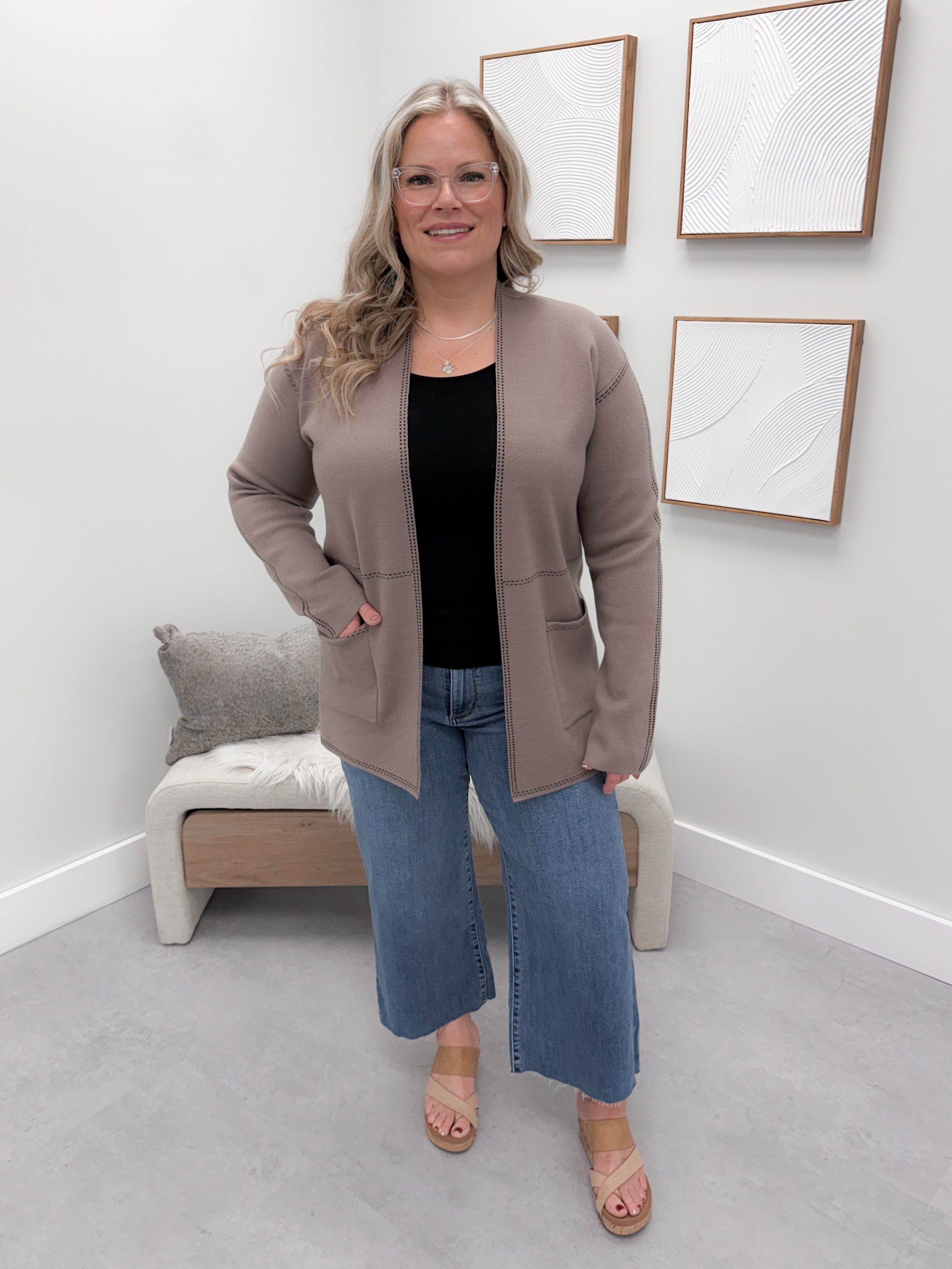 Sakura Cardigan in Mocha