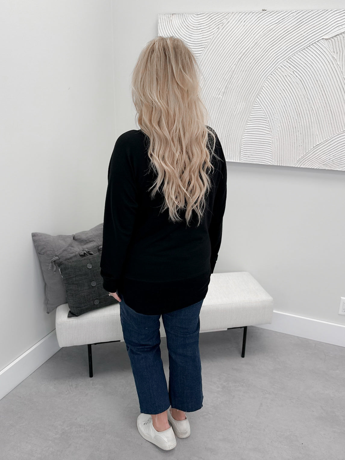 707 Long Sleeve in Black by Twenty Nine The Label