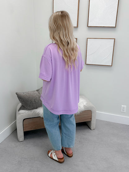 Good Day Tee in Lilac