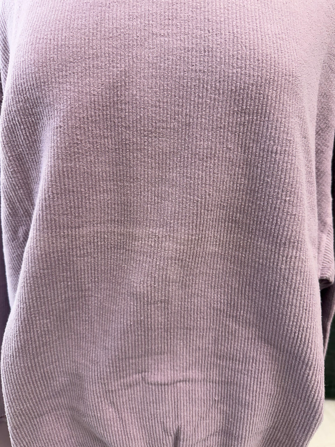 Eden Ribbed Pullover in Lavender
