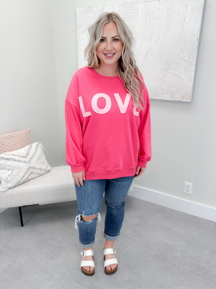 Pink Love Pullover