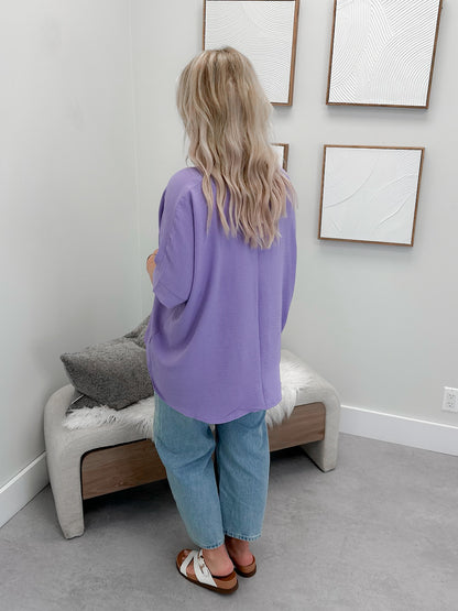 Orla Blouse in Lavender