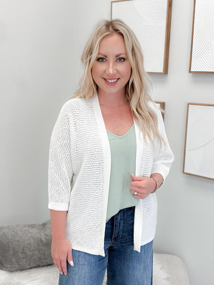 Missel Cardigan in Off White