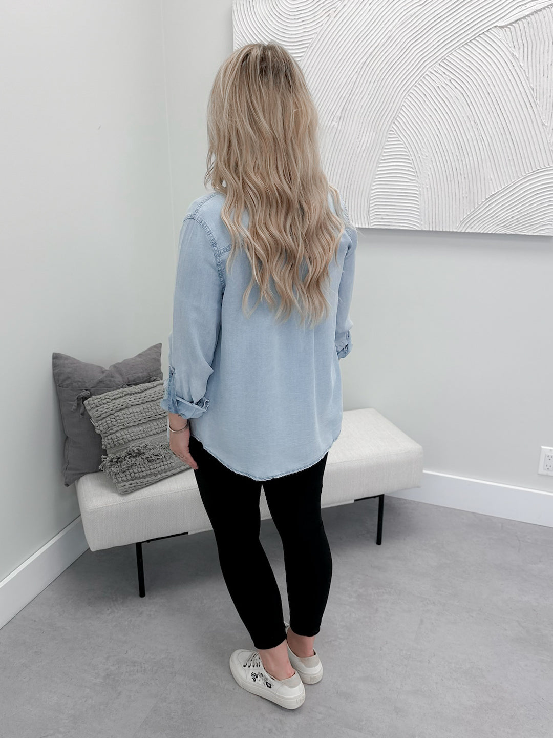 Jules Denim Button Up