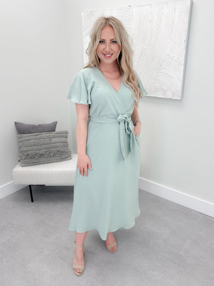 Maura Dress in Sage