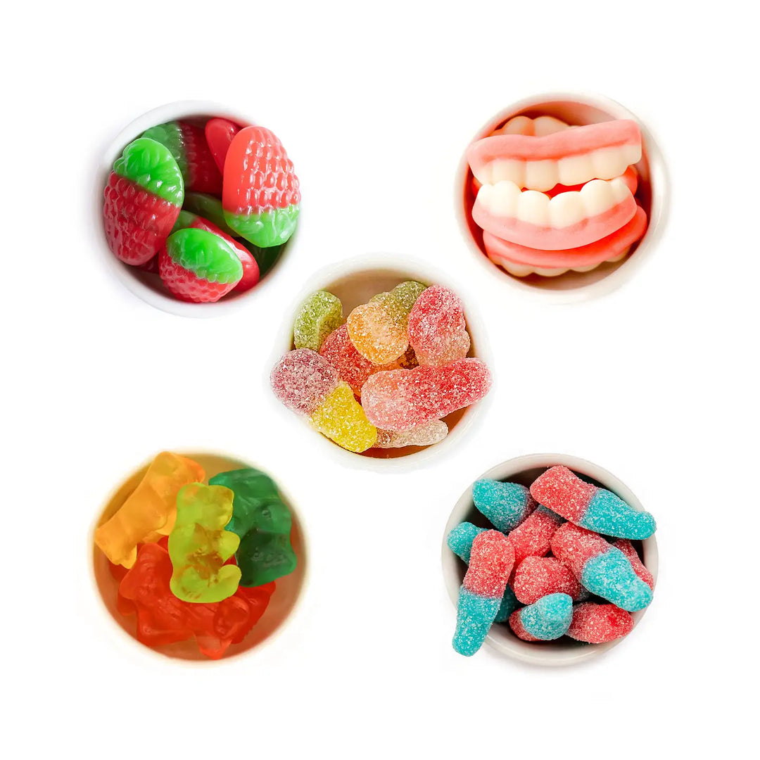 5 Flavor Halloween Assorted Gummy Packs