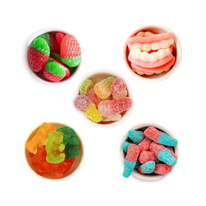 5 Flavor Halloween Assorted Gummy Packs