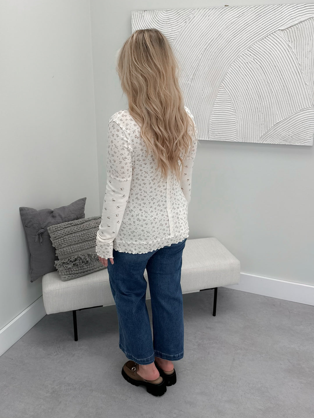 Marlow Long Sleeve in Blush Floral