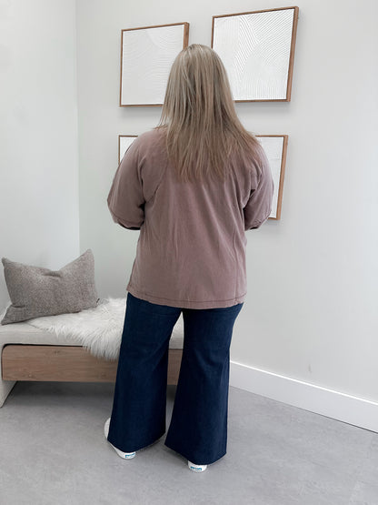 Liana Long Sleeve in Chestnut