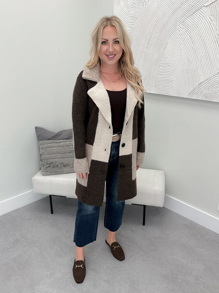Homey Cardi in Brown