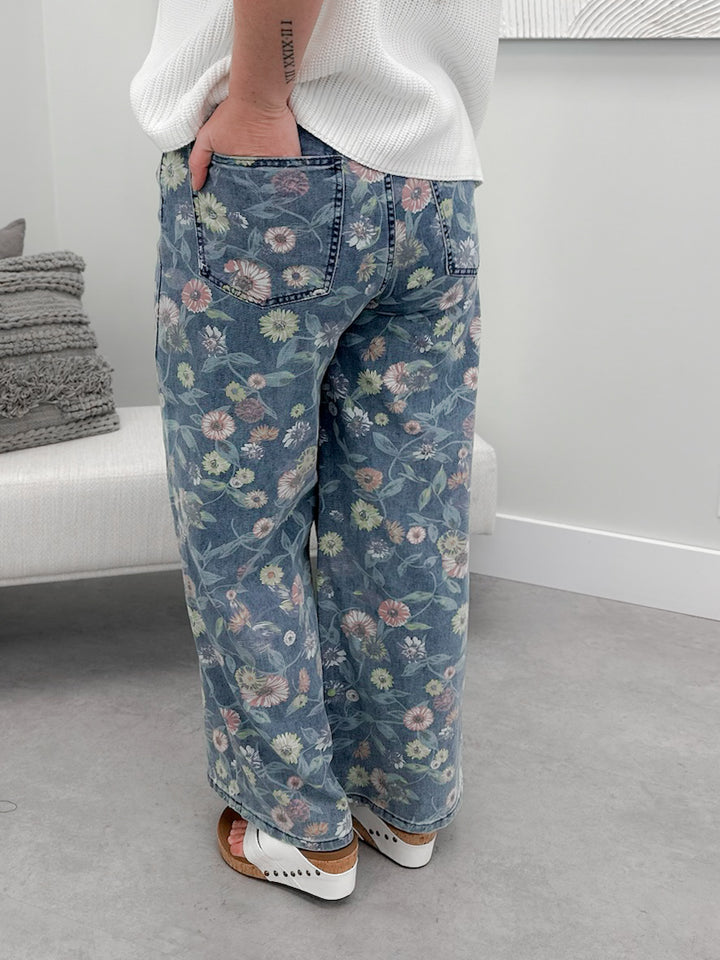 Fiona Floral Jeans