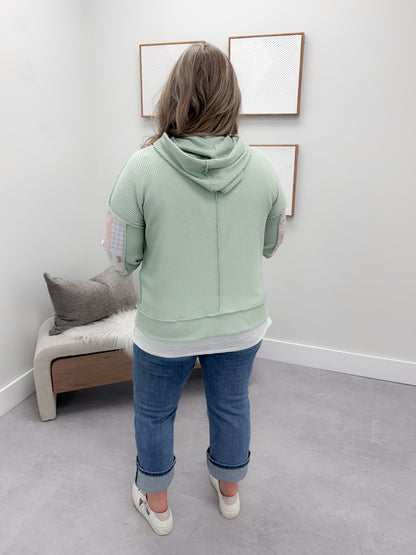 Tiffany Hoodie in Sage