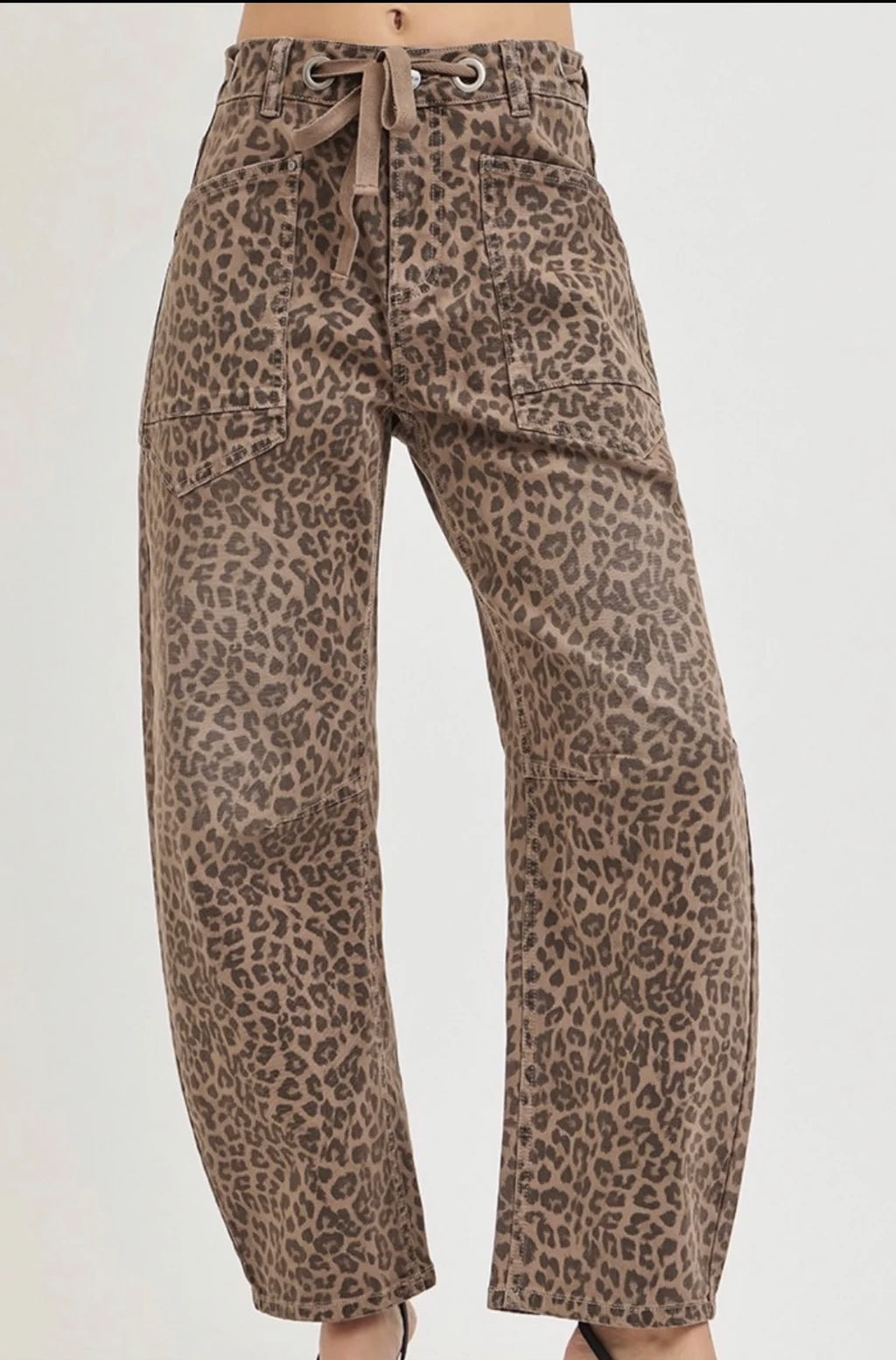Rio Barrel Pant in Leopard by Risen
