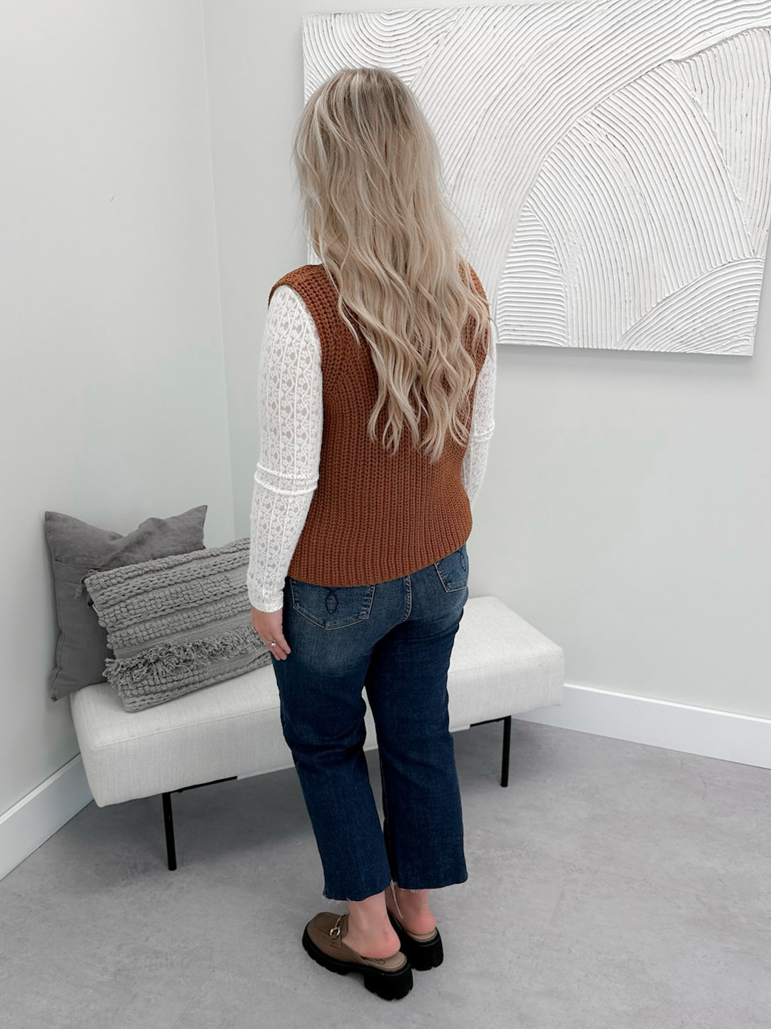 Shay Sweater in Brick