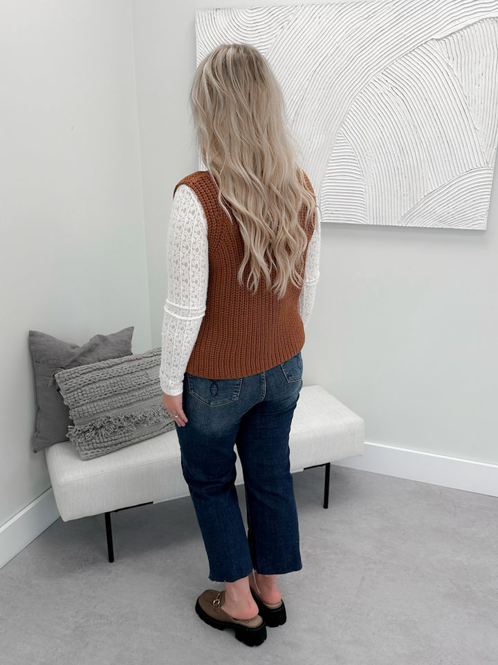 Shay Sweater in Brick