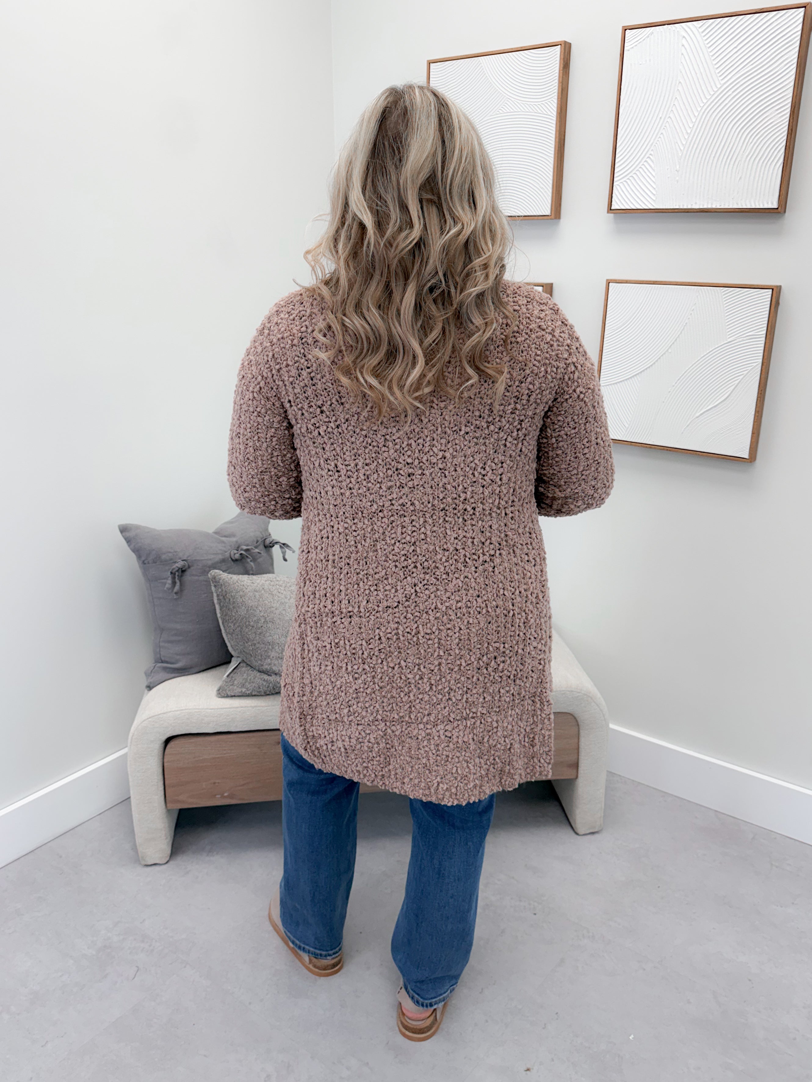 Talia Cardigan in Mocha