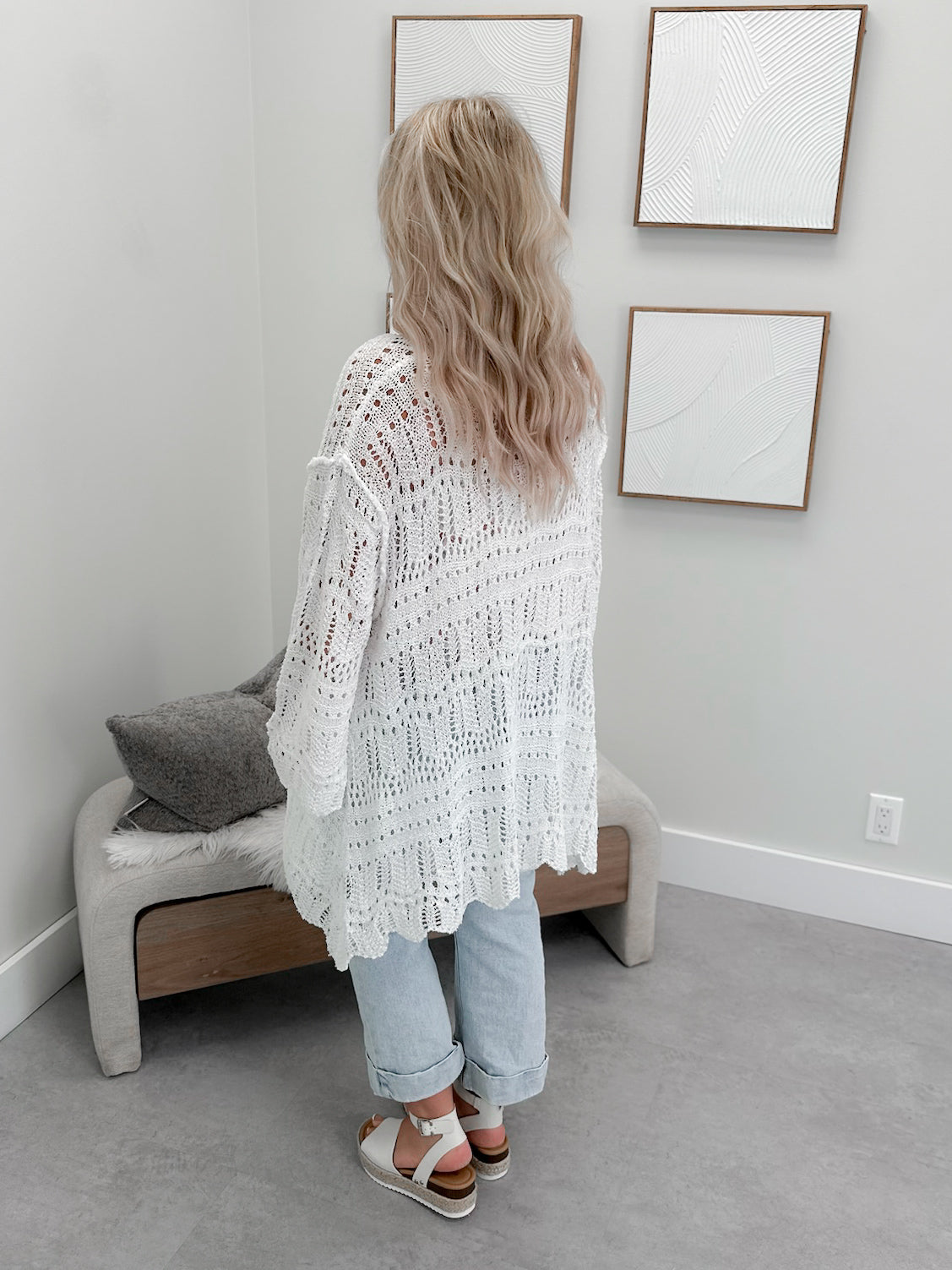 Opal Cardigan in Coconut by Pol