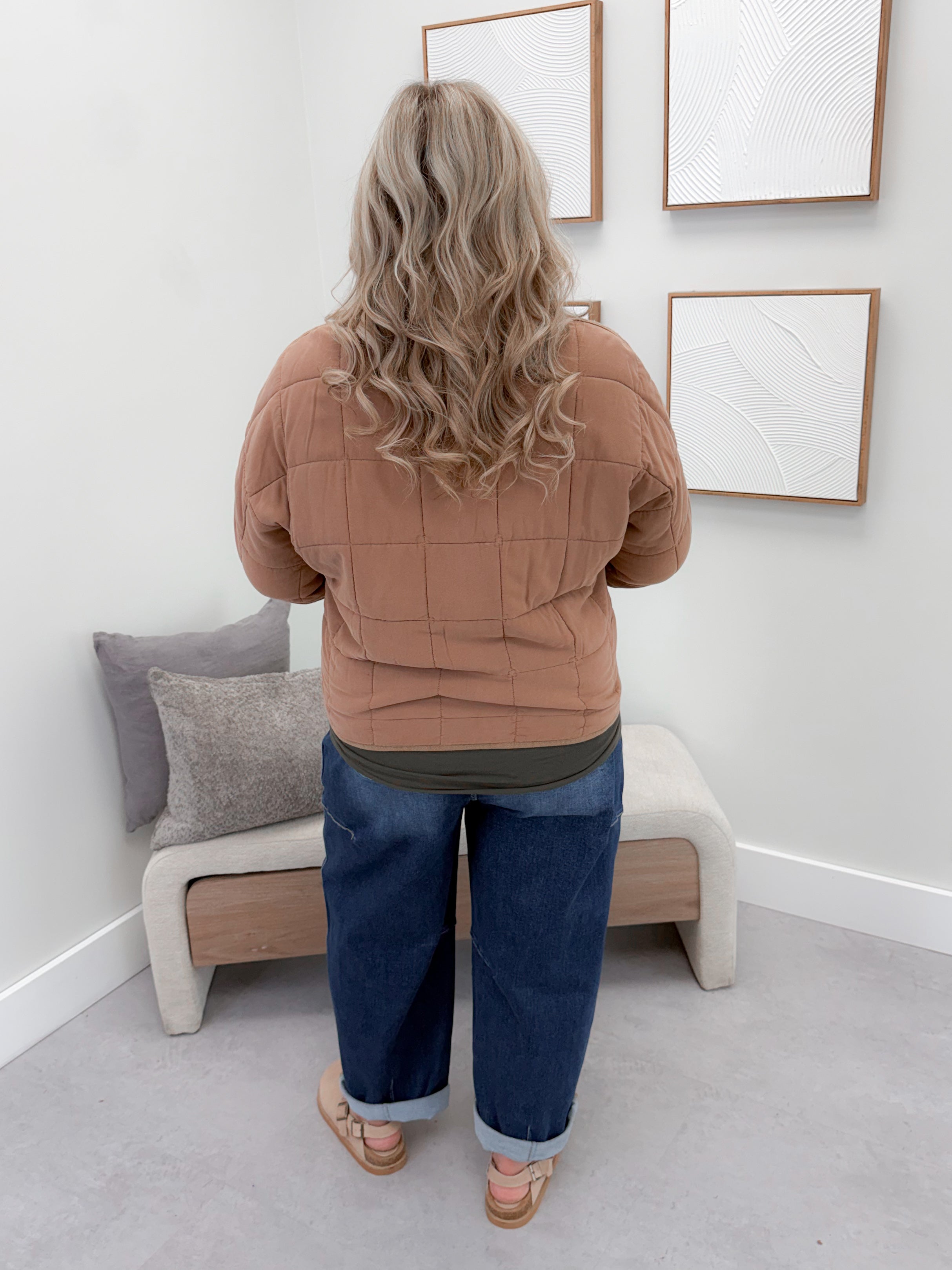 Kit Jacket in Tan