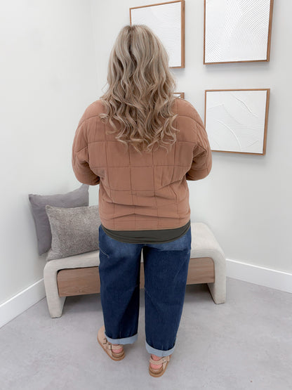 Kit Jacket in Tan