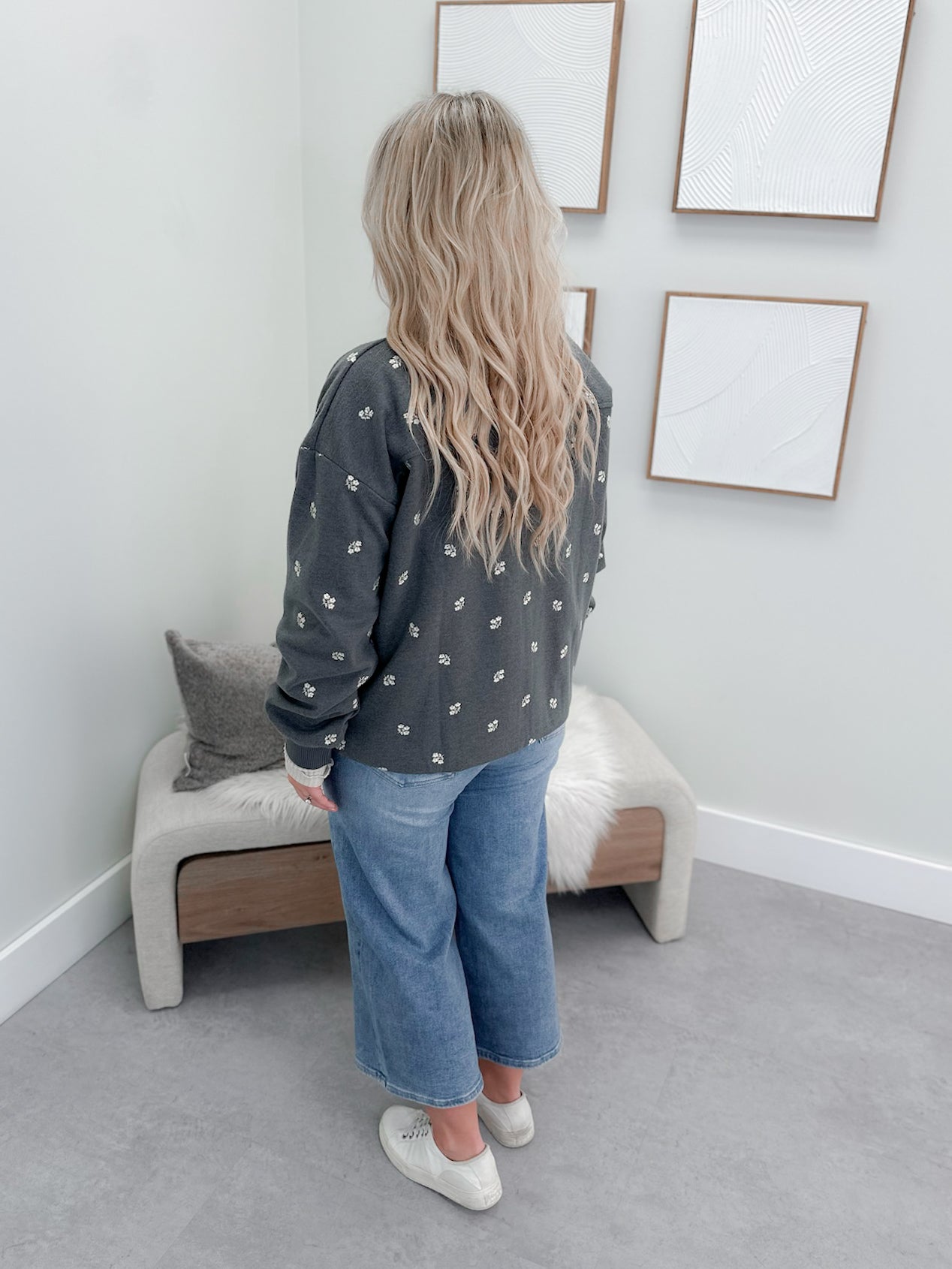 Fleur Jacket in Grey