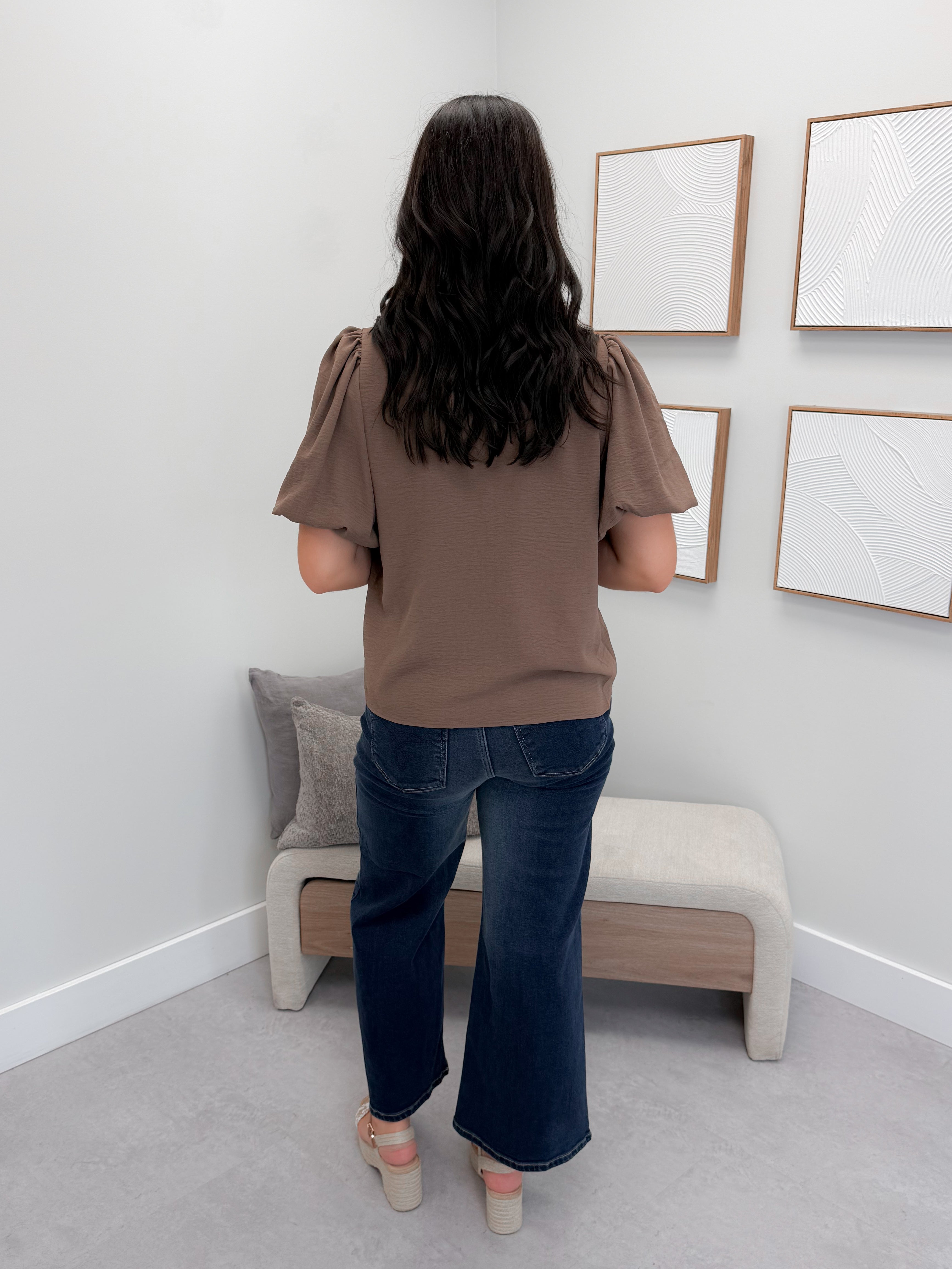 Seria Blouse in Mocha