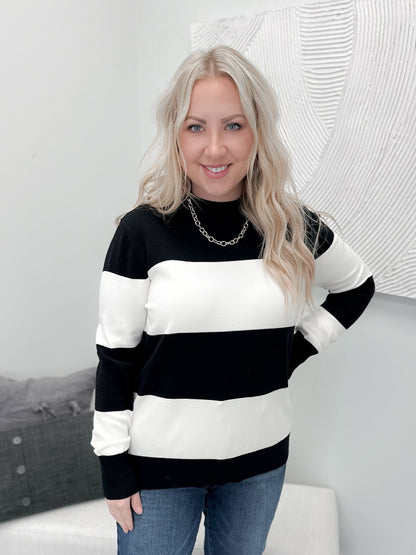 Sweet on Stripes Sweater by Ampersand Avenue