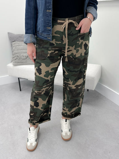 Joe Camo Barrel Pants by Risen