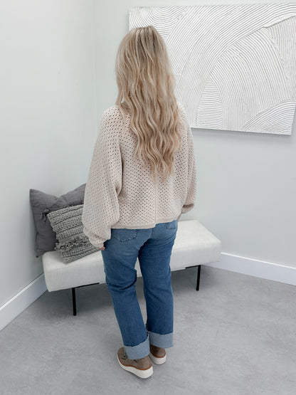 Clio Sweater in Natural