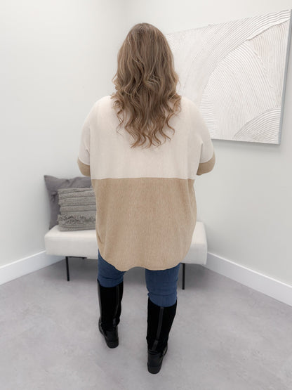 229 Pocket Sweater in Oat Mix by Twenty Nine The Label