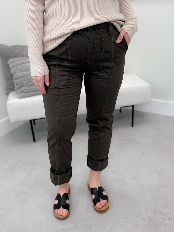 Camper Cargo Pants in Tarmac by Grace&Lace