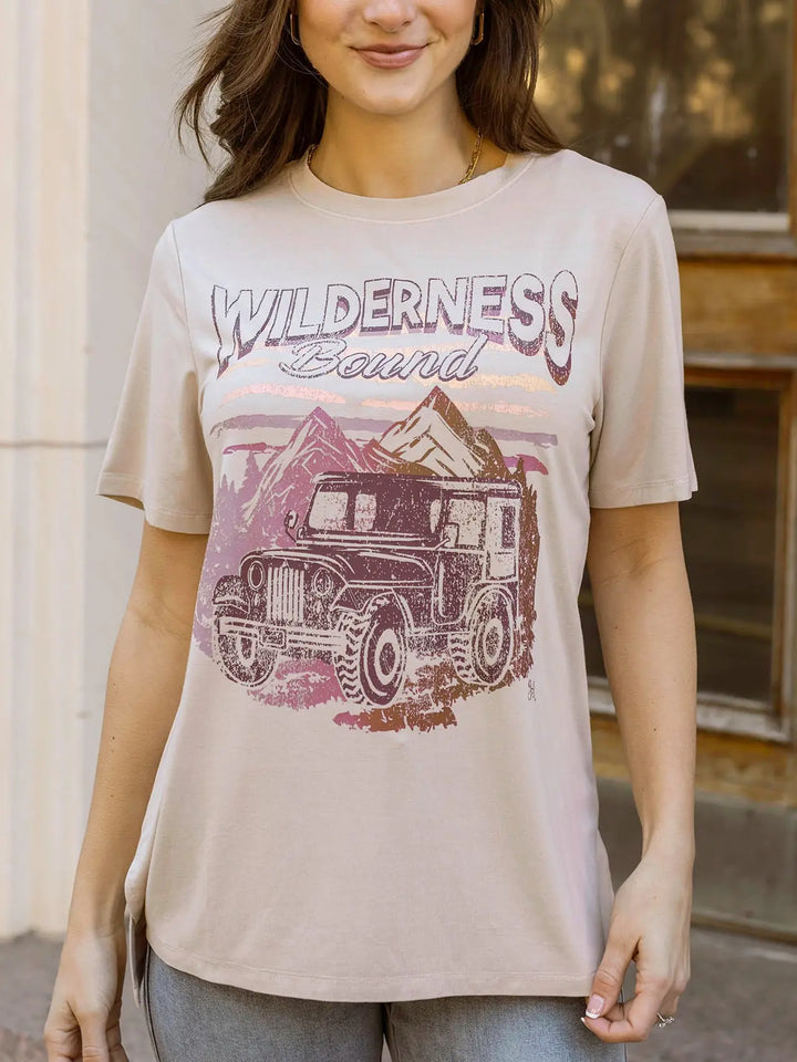 Wilderness Graphic Tee by Grace & Lace