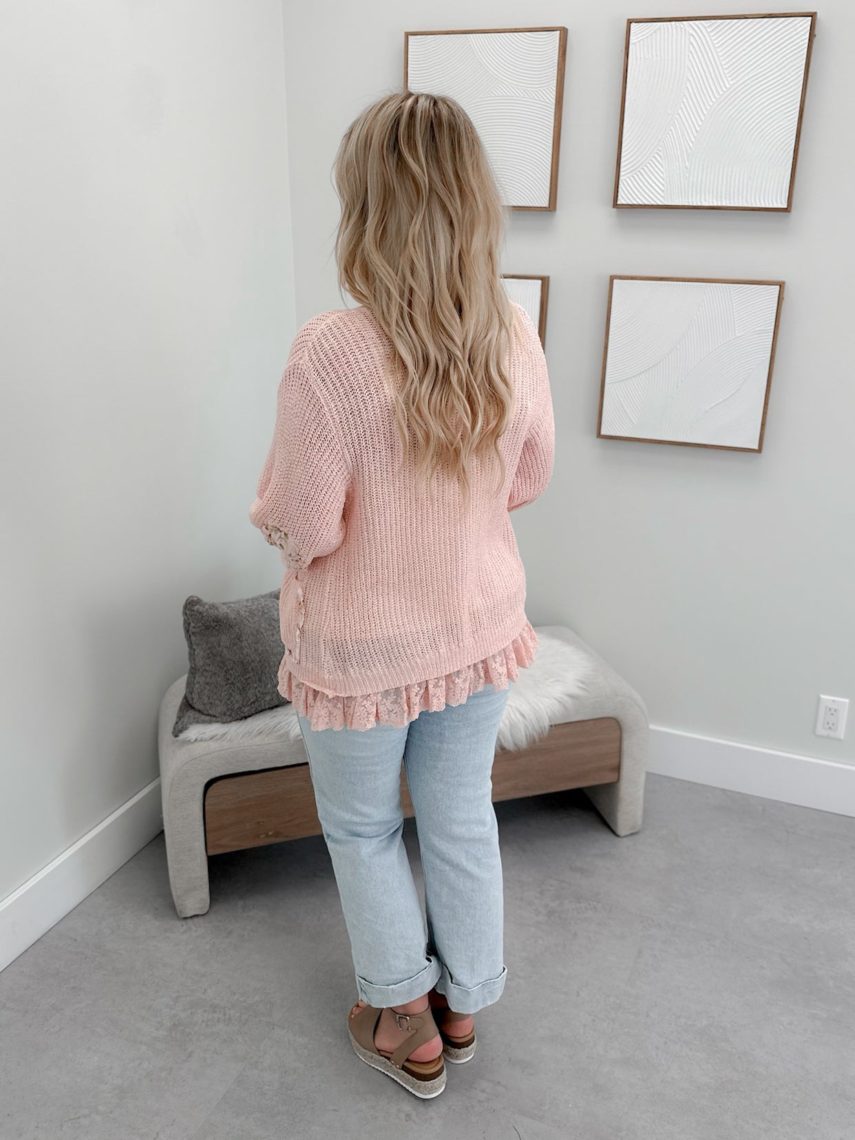 Kori Cardigan in PInk