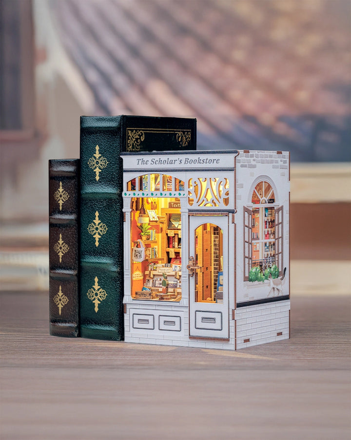 DIY Book Nook Kit in The Scholar's Bookstore