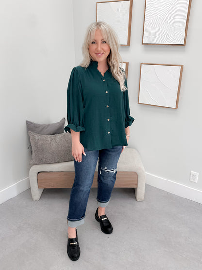 Blaire Blouse in Green