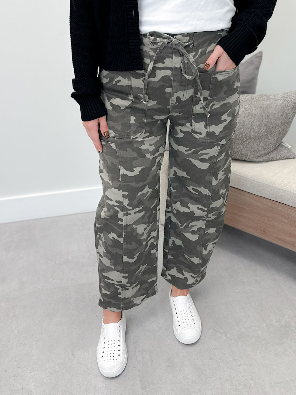 Bowie Pants in Camo by Ampersand Ave