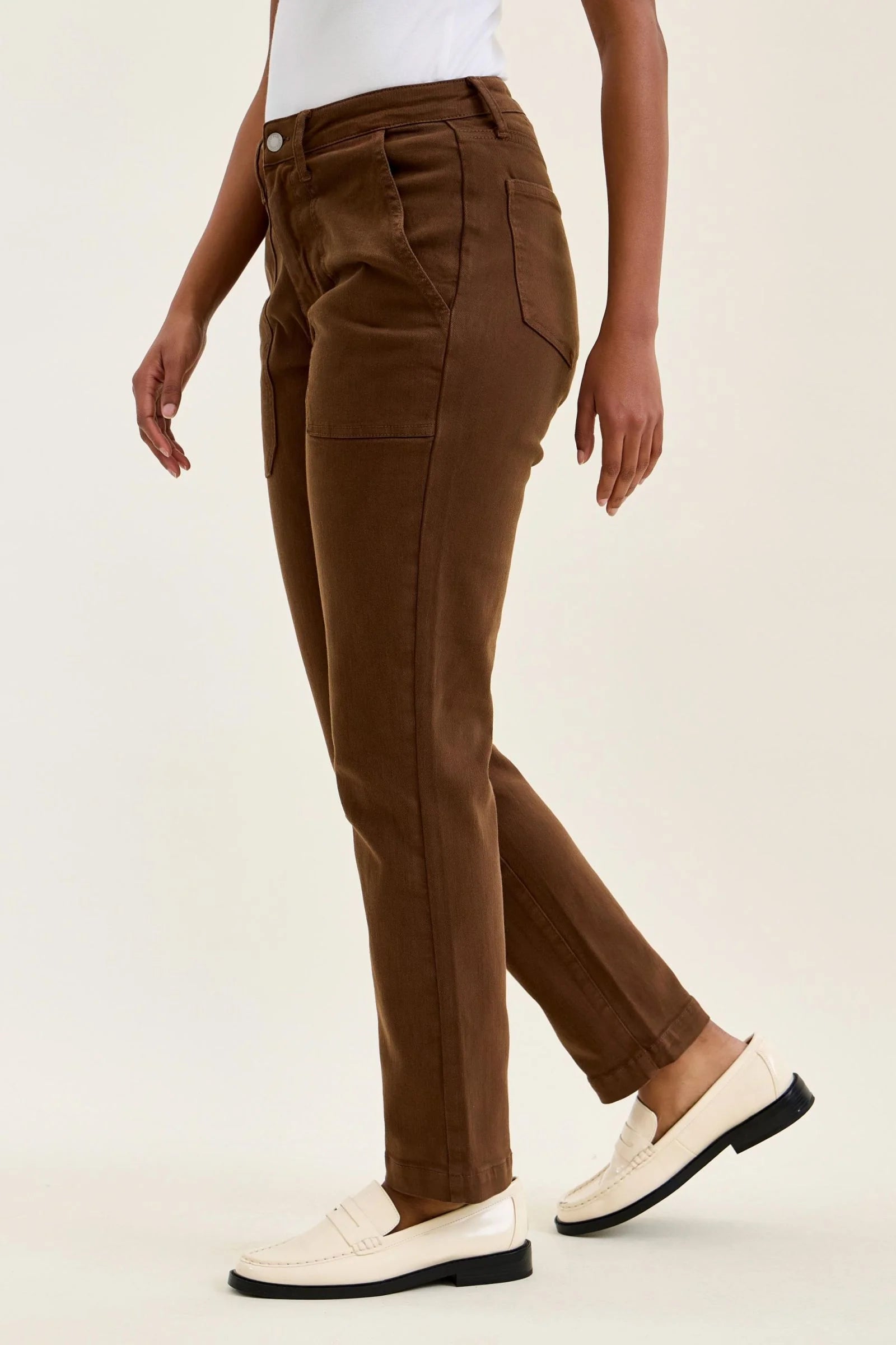 Weekender High Rise Jeans in Mahogany by Judy Blue