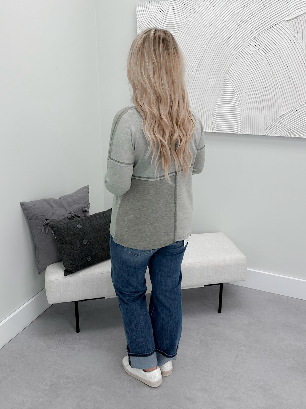 Sabine Long Sleeve in Olive